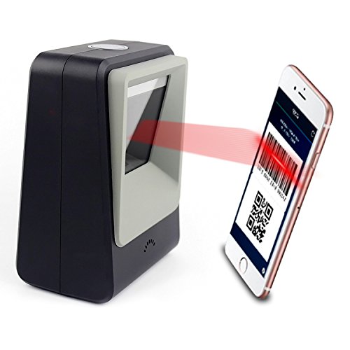 2D QR Barcode Scanner,Symcode Omnidirectional Hands-Free USB Automatic ...