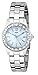 GUESS Women's G86149L Petite Sport & Sparkle Crystal Silver-Tone Watch