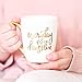 Sweet Water Decor Everyday I'm Hustlin Girl Boss Mug with Gold Handle | You Got This Motivational Coffee Mug Cute Inspirational Gifts For Women, 16 fl. oz