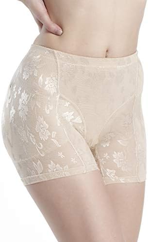 Fadfed Women Shaper Panties Seamless Soft Lace Underwear Padded Panties Butt Hip Enhancer Panties