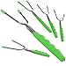 Marshmallow Roasting Sticks - 34 Inch Long Extendable Telescoping Smores Skewers & Hot Dog Forks – Safe for Kids - Great for Fire Pit Camping BBQ Campfire Accessories - Set of 5