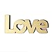 MagiDeal 10pcs Love Letter Sign Wooden Craft Shapes Wedding Decoration Scrapbooking Embellishments
