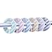 Blulu Clothing Rack Size Dividers Baby Closet Dividers Round Closet Organizer, 6 Pieces, 6 Colors
