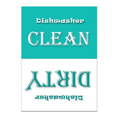 Premium Dishwasher Clean Dirty Sign, iRush NonScratching