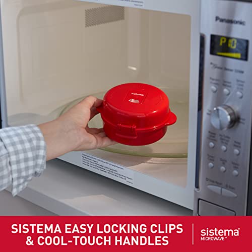 Sistema Microwave Egg Cooker and Poacher with Steam Release Vent