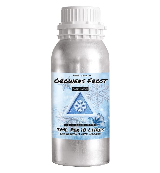 UK GROWERS FROST 500ml concentrated sugar and flower booster Creates huge yields 100% Organic, add along side any other nutrients (500ML)