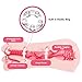 ZEMALIA Cyberskin Male Masturbators Pocket Pussy 3D Textured Vagina and Mouth Double Ends for Oral Blow Job Masurbation, Sex Toys for Men with 35ml Water Based Lubricantthumb 2