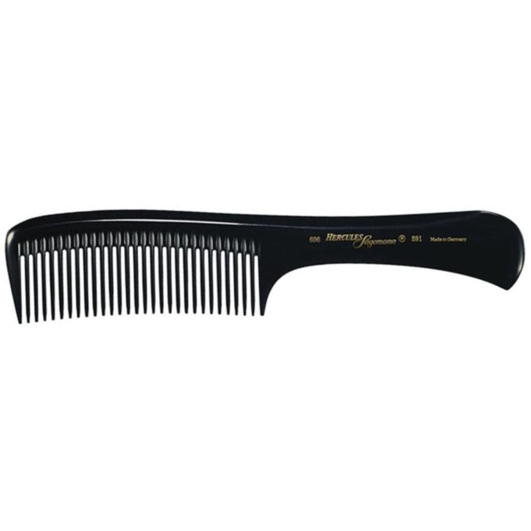 Hercules Sagemann Seamless Handle Detangling Hair Comb, 22.7 cm Length