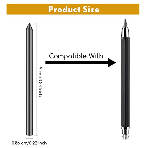 24 Pieces 5.6 mm Mechanical Pencil Refills Drawing Pencil Refills for