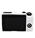 CEARI Silicone Case Rubber Camera Protective Cover Skin for Canon PowerShot G7X Mark II Digital Camera + Microfiber Cloth - White