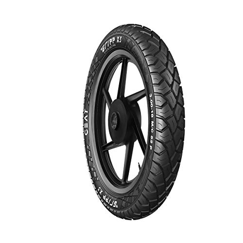 Ceat 3.00-17 GRIPP X3 TT 50P Tube-Type Bike Tyre, Rear (101413 )
