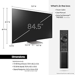 SAMSUNG 85-Inch Class Neo QLED 8K QN900A Series UHD