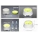 Misyue Dogs No Spill Proof Water Bowl Slow Feeder 1000ML(34OZ) 2 in 1 Innovative No Spill Dripless Cat&Dog Bowl