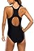 Charmleaks swimsuits one piece tall 1piece swimsuit women 1 piece women's swimsuits, Large, Red