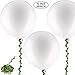 10 Pieces 36 inch White Balloons White Giant Balloons Big Large Balloons with 65 Feet Long Artificial Vine for Wedding Birthday Party Decorations (36 Inch)