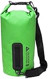 Leader Accessories New Heavy Duty Vinyl Waterproof Dry Bag for Boating Kayaking Fishing Rafting Swimming Floating and Camping (Green, 55L)