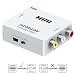 HDMI to RCA Converter, 1080p HDMI to AV Composite Adapter Supporting PAL/NTSC for Amazon Fire TV Stick, Roku, Chromecast, Apple TV, PC, Laptop, Xbox, HDTV, DVD -Includes USB Charging Cable