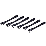 Mudder 18 Inch Straight SATA III 6.0 Gbps Cable, Black, 6 Pack