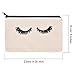 BBTO 4 Pack Makeup Bag Cosmetic Pouch Makeup Pouch Travel Toiletry Eyelash Case with Zippered Pocket