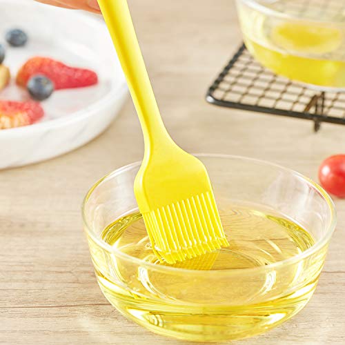 Basting Brush - 100% Food Grade Silicone Baking Pastry Brush, BBQ and Oil Brush,for Food, Grilling, Baking, Cooking ,Turkey Baster Kitchen Utensil-Use for Butter, Sauces and Marinades