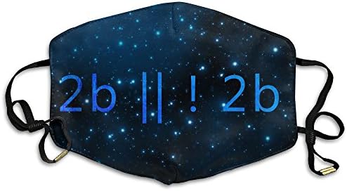 Ali2oaIq To Be Or Not To Be Programming Edition Unisex Dust Allergy Flu Masks Washable Activated Carbon Breath Healthy Safety Mouth Masks