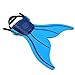 Lexbo Monofin Mermaid Tails Adjustable Swim Fins for Children Swimming Diving,Foot Flipper with 3 Color for Girls/Boys/Kids