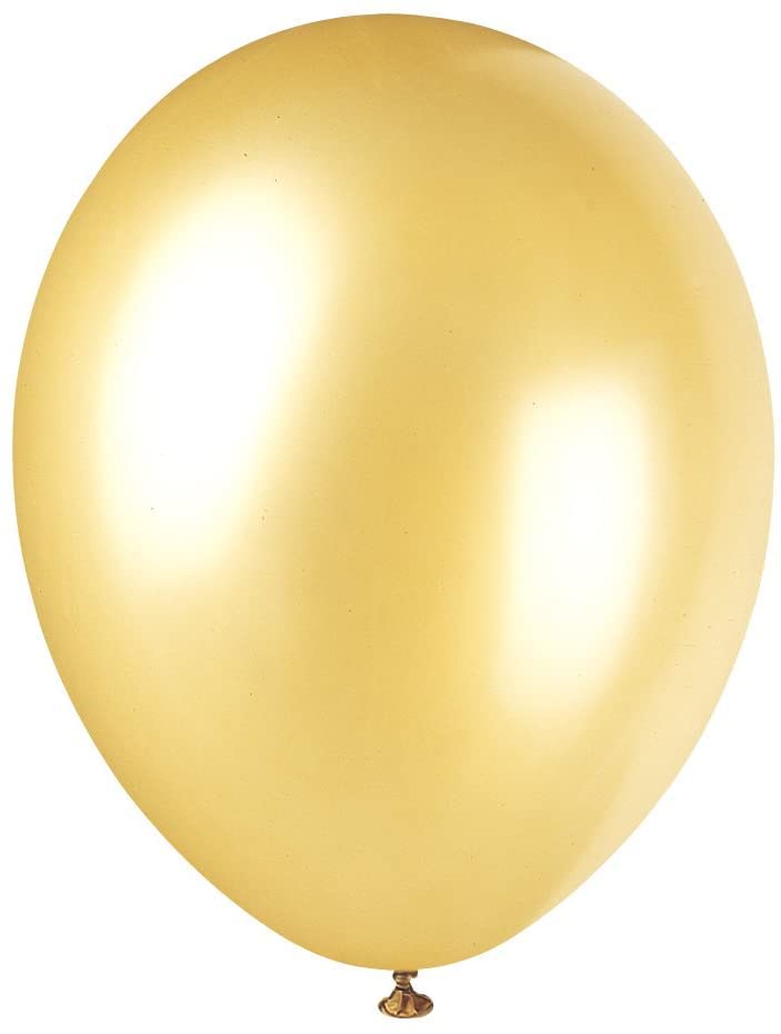 iSeventy9 50 PCS Metallic Balloons, Balloons in Gold Colour, Metallic Balloons Made for Princess Ariel Party, Little Mermaid Party Decorations, Space Party