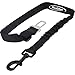 Mudder Pet Dog Seat Belt Leash Adjustable Cat Safety Leads Vehicle Car Seatbelt Harness with Elastic Nylon Bungee Buffer