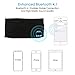 Bluetooth Sleep Headband Headphones, LC-dolida Bluetooth Wireless Music Sleeping Headsets Sport Headbands Built-in Speakers Microphone for Sleeping, Workout, Running, Yoga, Black