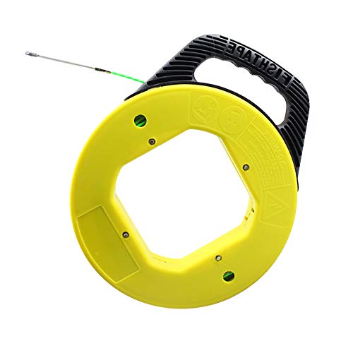 Electrical Fish Tape Case Wire Puller with 2pcs Fastener tool 4.3mm x 82 Feet - Thumbnail 2