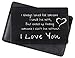 MANA'O Metal Wallet Card LOVE Note For HIM 