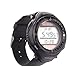 HDE Men's Solar Power Water Resistant Digital Chronograph Stopwatch Sports Watch (Black)