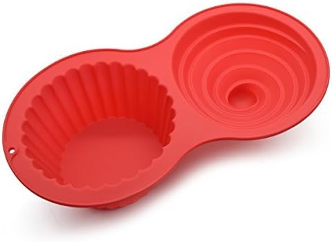 Vigorlife Silicone Non-Stick Giant Cupcake Pan Jumbo Cupcake Muffin Baking Tin Baking Mould Bekeware