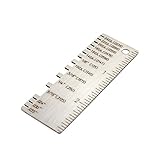 Wire/Metal Sheet Thickness Gauge Welding Gage Plated Size Inspection Tool, Better Quality Than Miller 229895