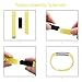 AK for Fitbit Alta Bands, Replacement Bands for Fitbit Alta/Alta HR with Metal Clasp（Yellow,Small）