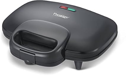 Prestige PSMFD 700-Watt Sandwich Toaster with Fixed Sandwich Plates (Black)