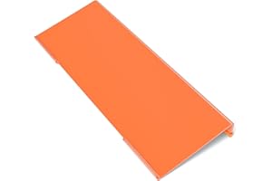 WINFFOR Comfortable Computer Keyboard Stand - Ergonomic Acrylic Tilted Keyboard Holder for Easy Typing & Working at Home Office - Fits - 17'' Wide (Orange)