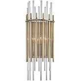Hudson Valley Lighting Wallis - Two Light Wall Sconce - 8 Inches Wide by 19.75 Inches High-Aged Brass Finish