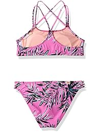 Hobie - Bañador para niña con parte superior y correa lateral, diseño hipster