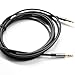 Black 1.5ft Gold Plated Design 3.5mm Male to 2.5mm Male Car Auxiliary Audio Cable Cord Headphone Connect Cable for Apple, Android Smartphone, Tablet and MP3 Player