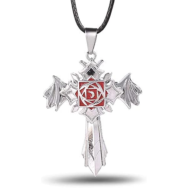 FashionM Mxnpolar Vampire Knight Yuki Cross Pendant Necklace