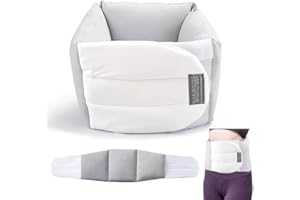 Aromacore Lumbar Support Pillow for Sleeping, 360° Wrap Ergonomic Cushion with Breathable Ice Silk Cotton, Supports Lower Bac