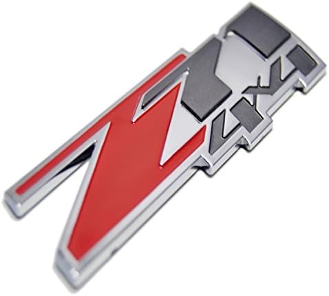 Z71 4X4 Chevrolet Fender Trunk Emblem Decal Badge for Avalanche Silverado Tahoe and Suburban