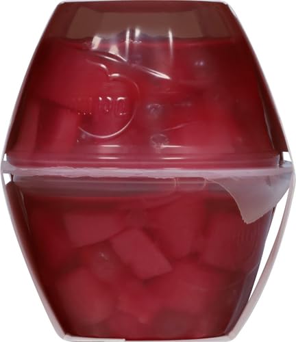 DEL MONTE BUBBLE FRUIT PEAR BERRY POMEGRANATE PEARS & POPPING BOBA WITH SWEETENED JUICE 4-3.5 OZ. CUPS, RED