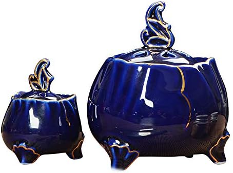 BOPISHOP Electronic Ceramic Incense Burner-Timing Temperature Control Aroma Essential Oil Diffuser - for Home/Office/SPA Agarwood Aromatherapy Stove