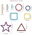 BYMEE 370 Pieces Engineering Building Toys Creative Construction Building Blocks Toys with Stick Bars at Different Shape and Color Educational Interlocking Toys for Boys and Girls