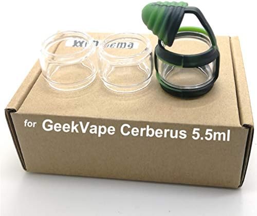 Winnema Rubber Bands Ring for 19mm Tall 24mm Base 28mm OD 5.5mL Bulb Glass with Dust Cap Protection (Black Green)