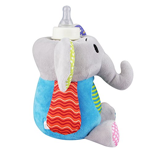 BABY Bottle Cover, AIPINQI Removable Lovely Animal Plush Baby Bottle