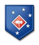 MilitaryBest US Marine Barrage Balloon Battalion Decal Sticker 3.8" 6-Pack