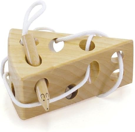 Amazon Kremers クレマーズ チーズとネズミのひも通し 赤ちゃん 幼児のおもちゃ おもちゃ